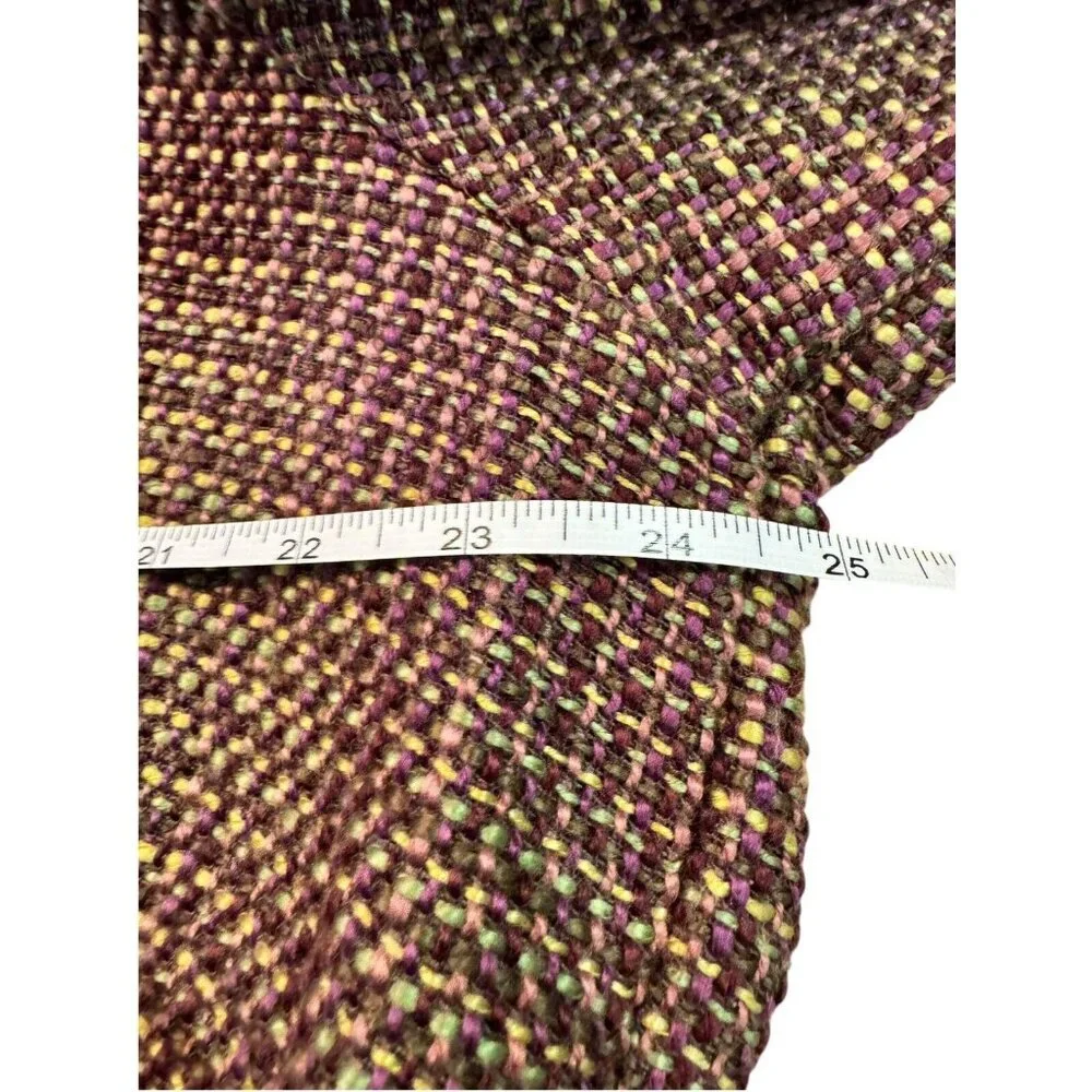Joanna‎ Tweed Blazer Jacket Button Front Career Office Coat 2X